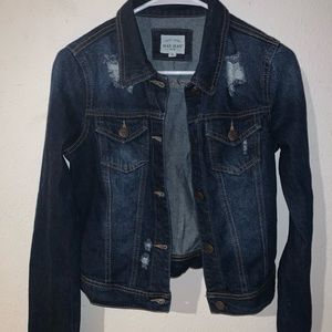 Distressed Jean Jacket